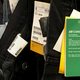 A H&M Conscious tag is seen on a pair of pants at their retail store in New York December 7, 2015.